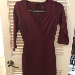 Lulus maroon dress